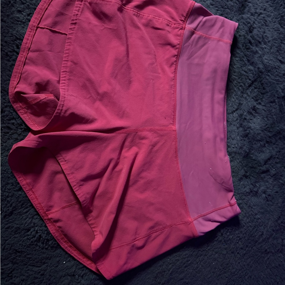 Lululemon Athletica Pink Athletic Shorts Lightweight Performance